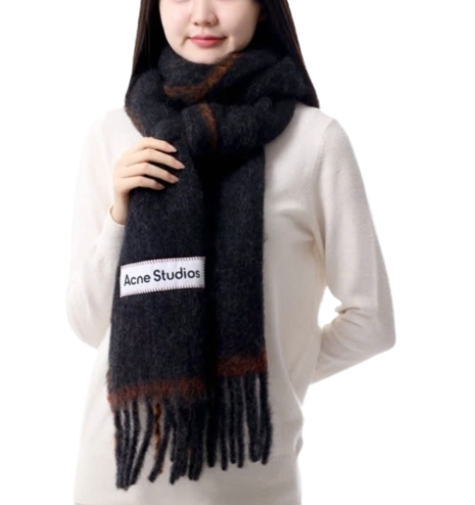 24FWWool Mohair Scarf 