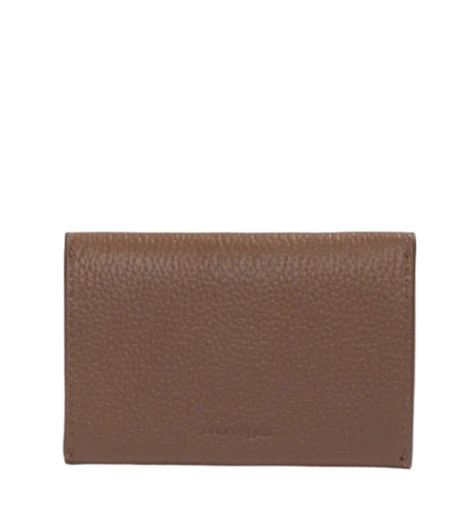 AC Stud Grained Leather Card Holder