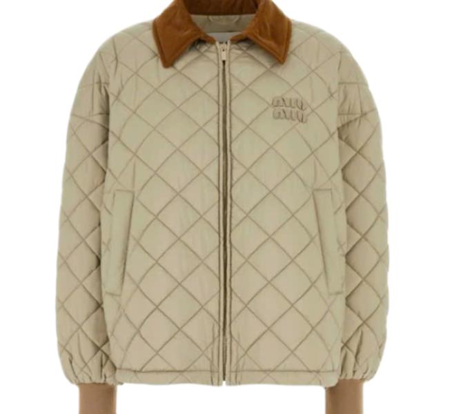 Logo Patch Quilted Jacket