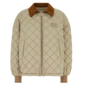 Logo Patch Quilted Jacket