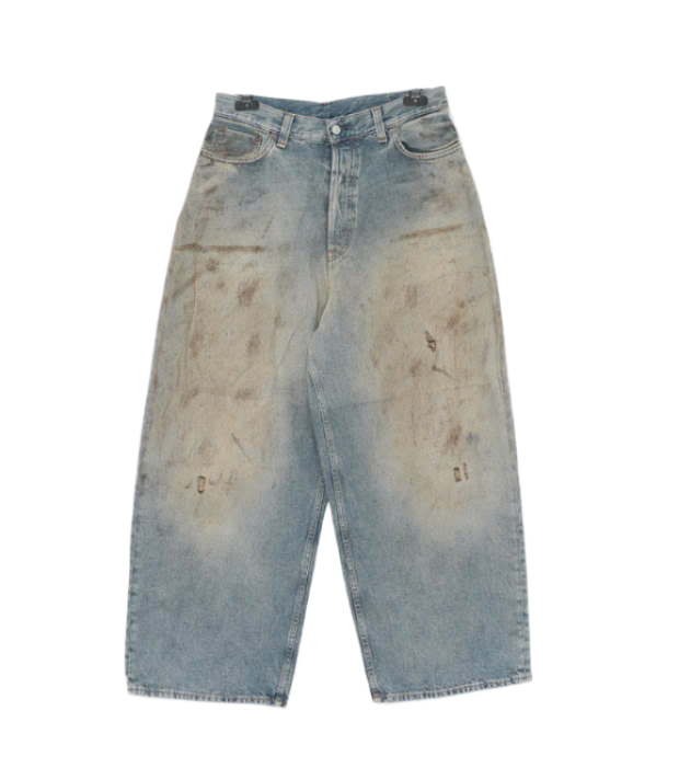 Acne 24FW B00381 863 Dirty Washing Denim Pants