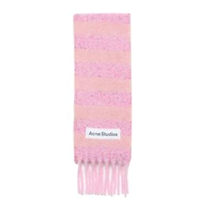 Mohair Stripe Scarf-Slim