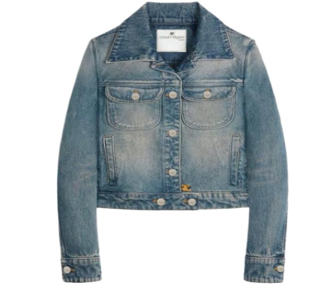 Re-edition logo denim jacket