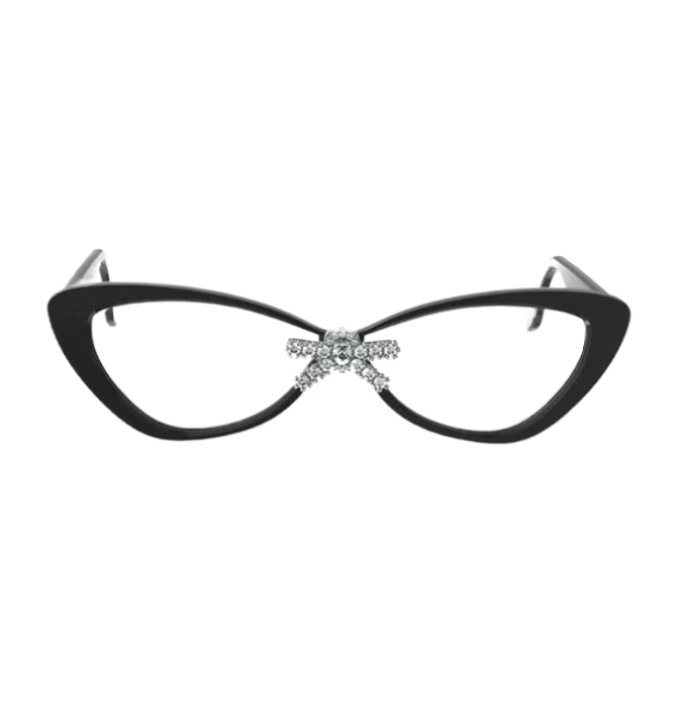 YVMIN Gemstone Bow Glasses