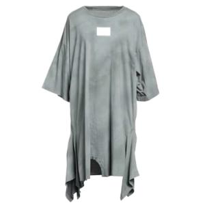 OVERSIZED FIT Jersey Tee-Dress with Flared Bottom