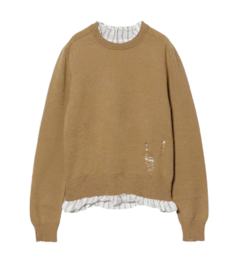 Distressed Men's Knit