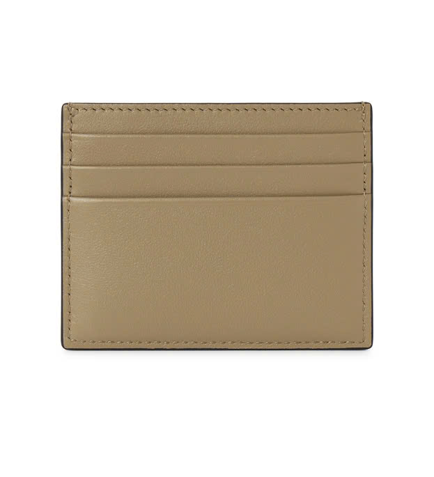 V Logo Signature Men's Card Wallet