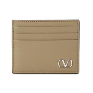 V Logo Signature Men's Card Wallet