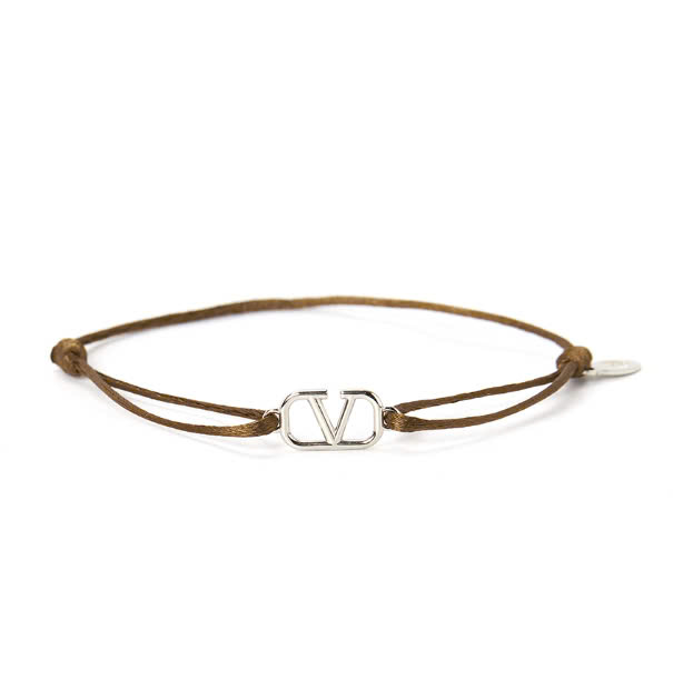 V Logo Signature Men's Bracelet