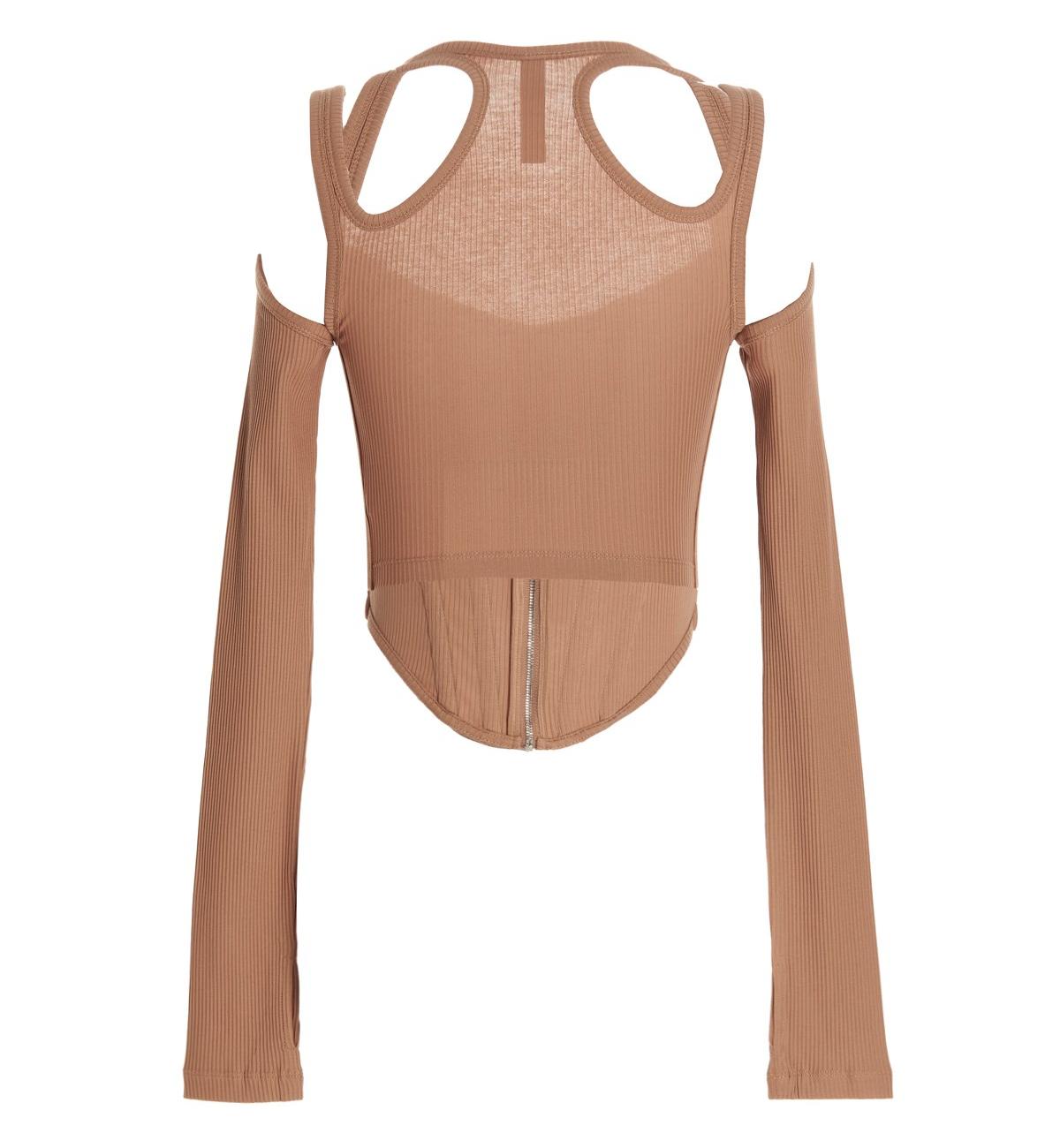 Corset Top Camel