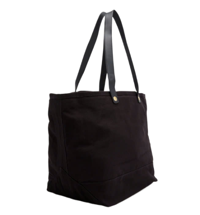 Canvas Utility Shopper Tote Bag