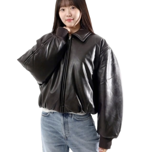 Coated Bomber Jacket