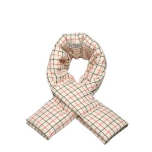 Recycled Nylon Scarf Ecru Check