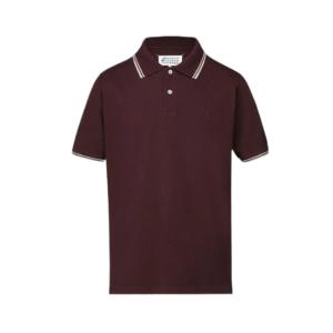 M Logo Piquet Polo Shirt Bordeaux