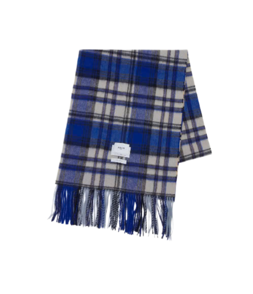 Ader Error Revint Plaid Muffler Z-Blue