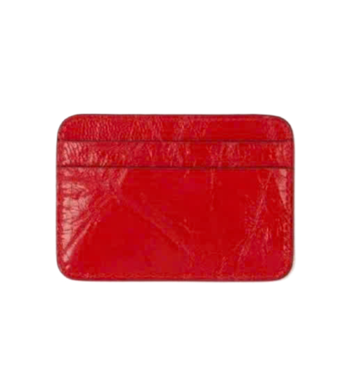 Logo Leather Card Wallet