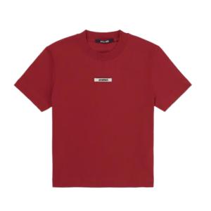 Le T-shirt Grosgrain Short Sleeve T-shirt - Dark Red