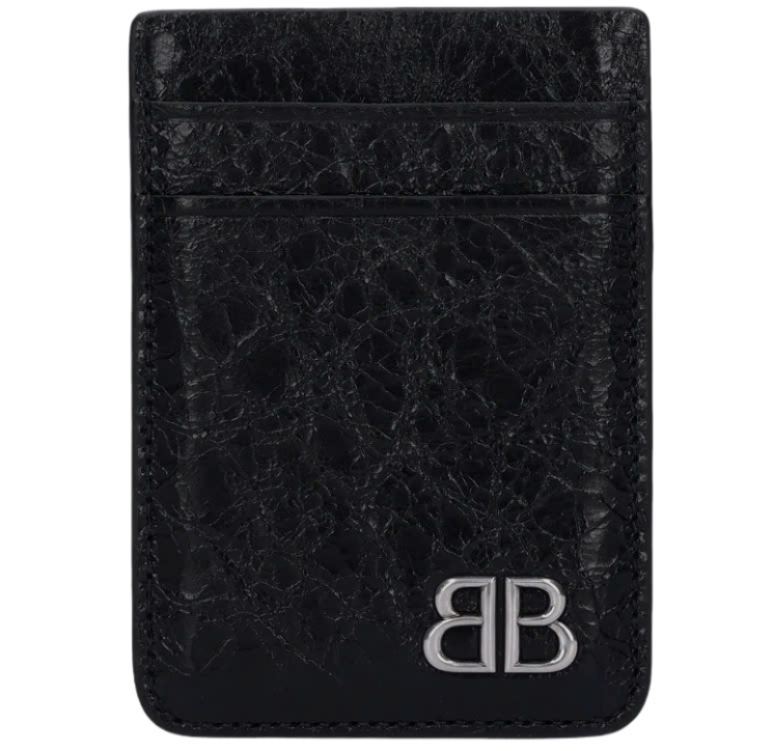 Monaco Magnetic Card Holder - Black