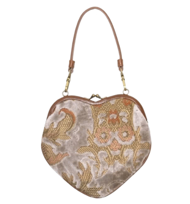 Bell Heart Frame Shoulder Bag