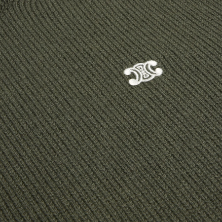 Triomphe Crewneck Wool Cashmere Sweater