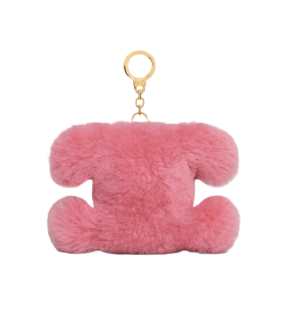 Triomphe Heart Pom Pom Keyring