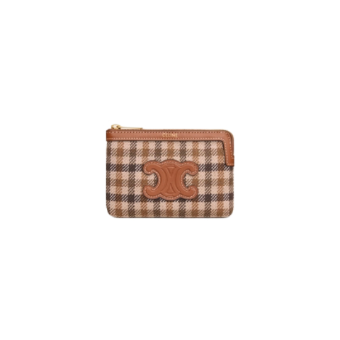 Tartan Card Wallet