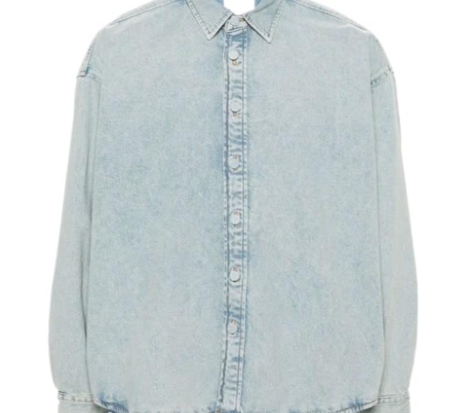 Denim button down shirt