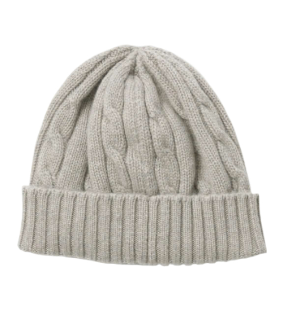 Triomphe Cable Knit Beanie