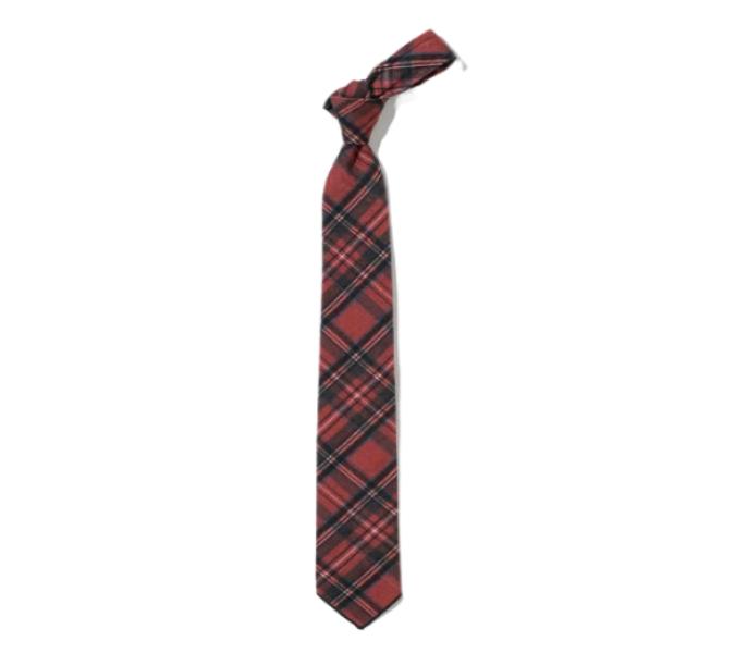 Tartan Check Corduroy Tie