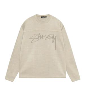 Football Crew Pigment Dyed Long Sleeve Tee