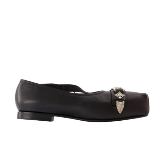 Ballerina leather flats 