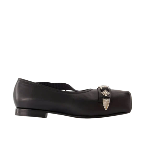 Ballerina leather flats 