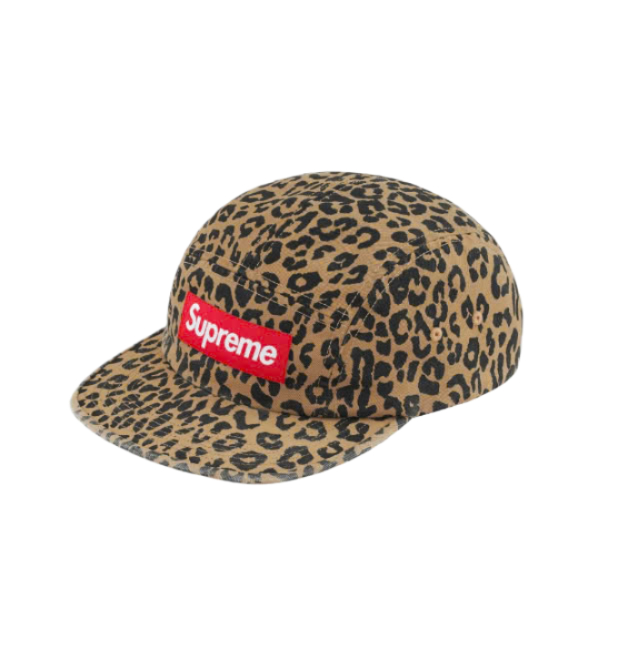 Washed Chino Twill Camp Cap Leopard - 23FW