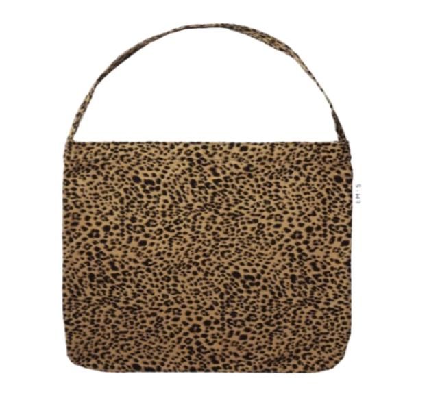 22Y Leopard Corduroy Eco Bag Brown