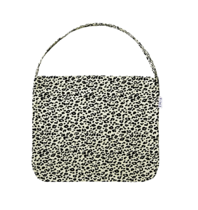 22Y Leopard Corduroy Eco Bag Ivory