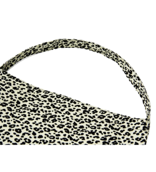 22Y Leopard Corduroy Eco Bag Ivory