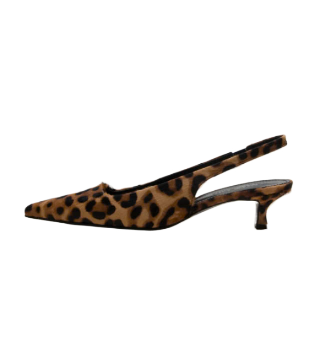 Leopard sling back kw2740 4cm slingback