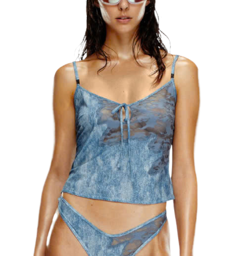 Lace mesh camisole