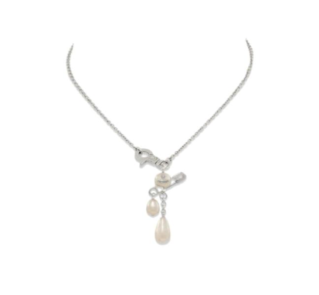 ORB Pearl Pin Decoration Necklace