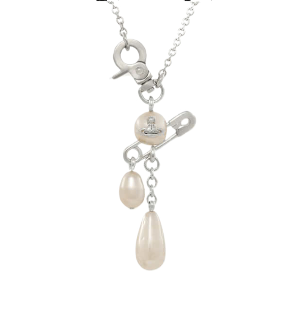 ORB Pearl Pin Decoration Necklace