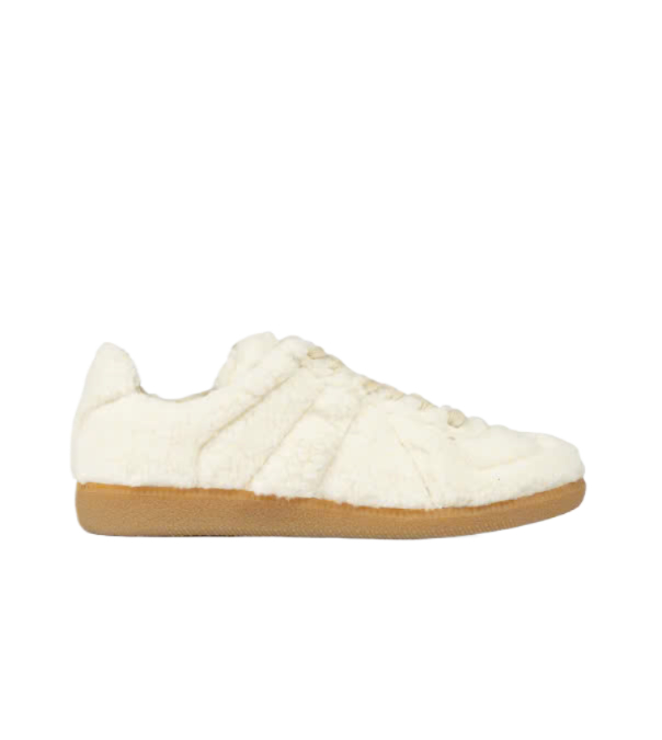 Shearling Replica Sneakers White 