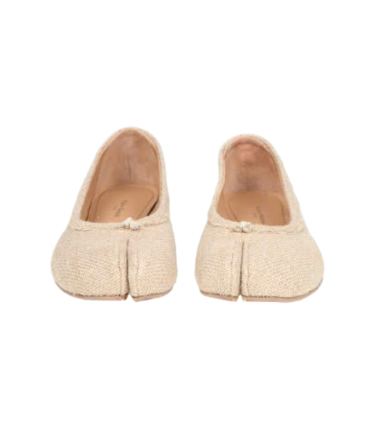 Tabi Ballerina Shoes Beige