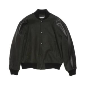 Logo Patch Bomber Jacket