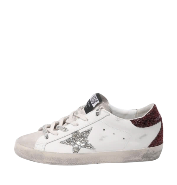 Superstar Sneakers Glitter Star & Heel