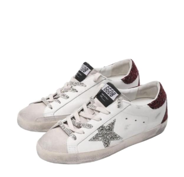 Superstar Sneakers Glitter Star & Heel