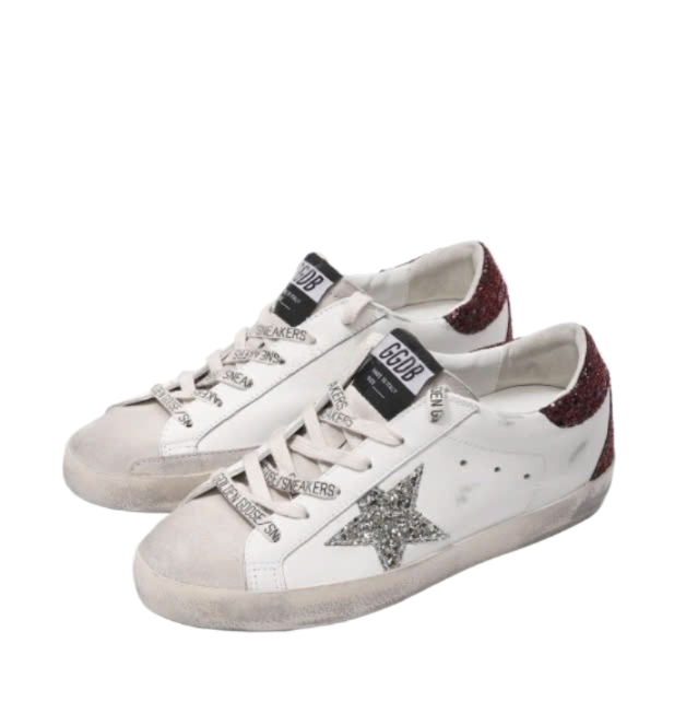 Superstar Sneakers Glitter Star & Heel