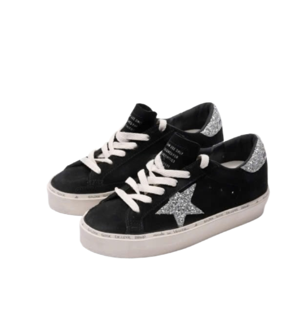 High Star Sneakers Suede Upper Glitter Star