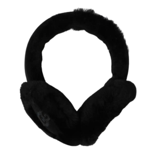 Sheepskin embroidered logo earmuffs