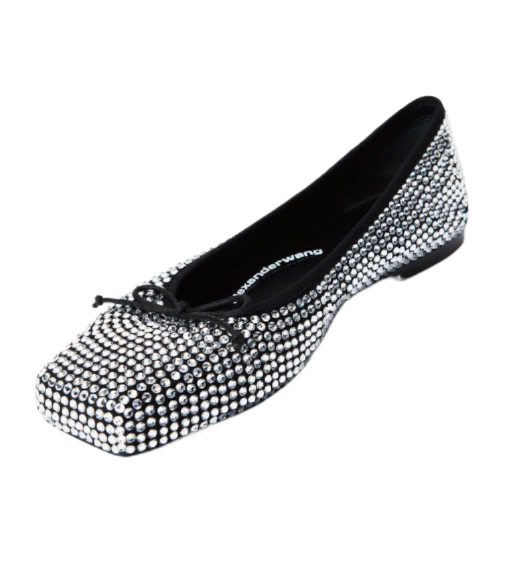 BILLIE Rhinestone Embellished Flat Shoes