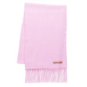 Wool Scarf - Skinny Acne Fringe Wool Scarf Skinny